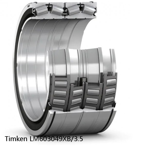 LM603049XB/3.5 Timken Tapered Roller Bearing Assembly
