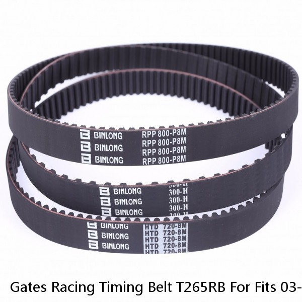 Gates Racing Timing Belt T265RB For Fits 03-05 Dodge Neon SRT-4 #1 small image