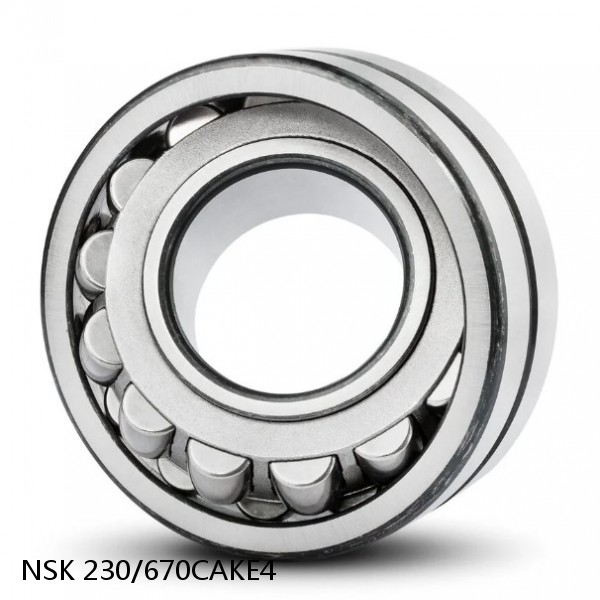 230/670CAKE4 NSK Spherical Roller Bearing #1 image