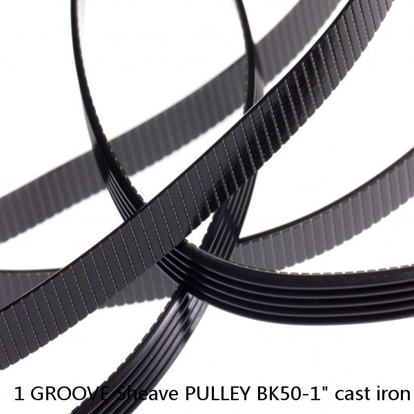 1 GROOVE Sheave PULLEY BK50-1" cast iron OD: 5" ID 1" V-Belt 4L,5L BK501 BK501 #1 image