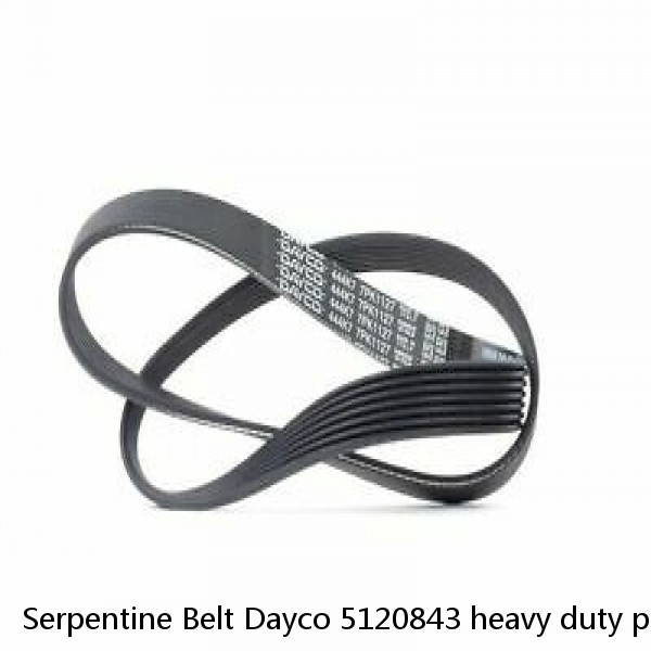 Serpentine Belt Dayco 5120843 heavy duty poly-v belt 12pk2140 #1 image